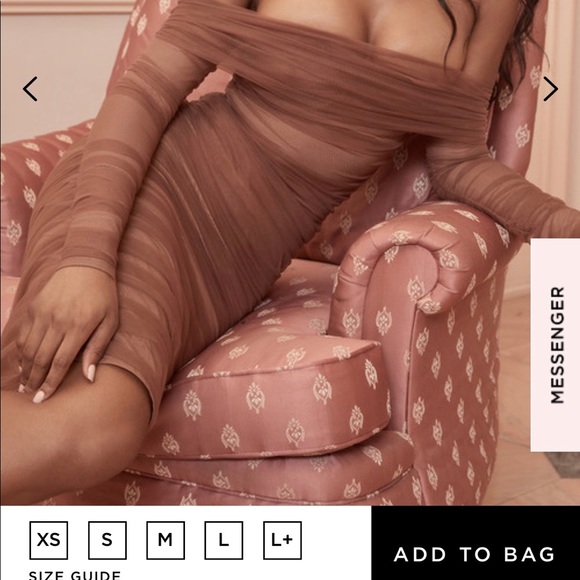 Elegant House of CB dress, size small - Picture 4 of 6